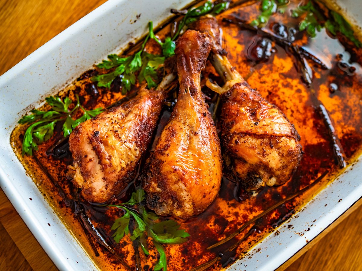 Whole Poulet Bleu chicken, prepared in different serving styles